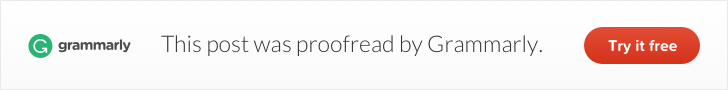 Proofread by Grammarly